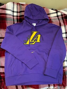 Men's Purple Pullover Hoodie - NBA Team Apparel